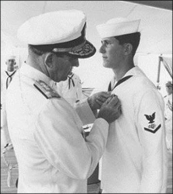 McNair Lane receives Navy Commendation Medal