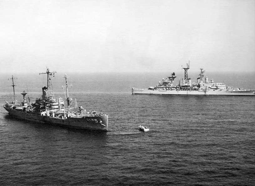USS Liberty with USS Little Rock